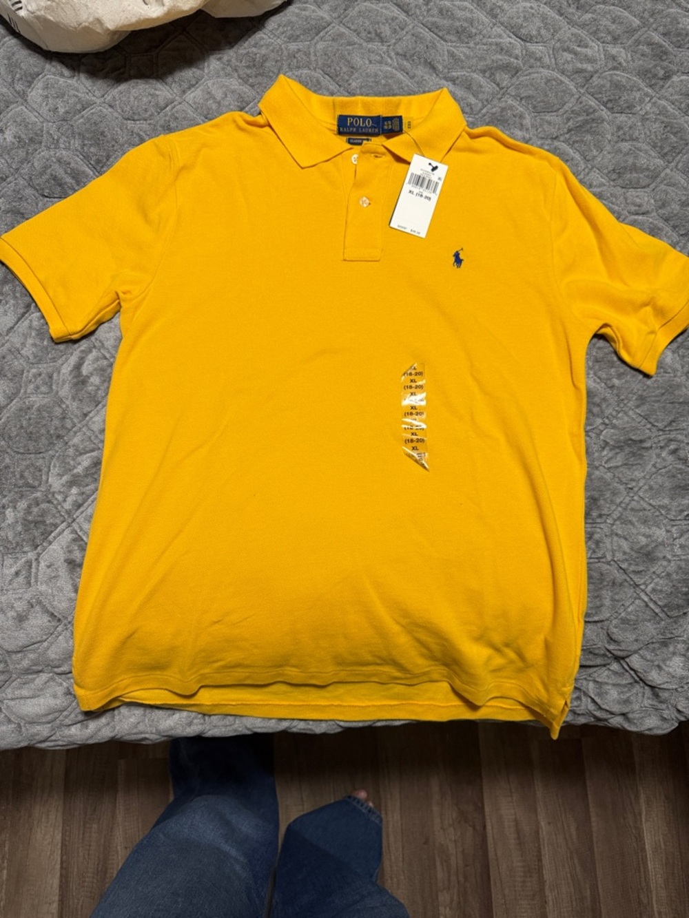 Polo by Ralph Lauren boys xl  Bright Yellow Short-Sleeve Polo